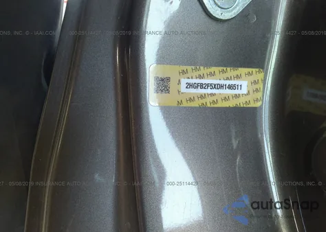 2013 Honda Civic Sdn Lx из США, поврежденный, VIN AZ378078